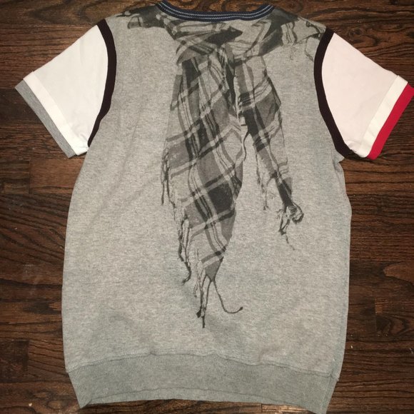 RA-RE Rag Recycle Italy Shirt Vest size L - Picture 2 of 5